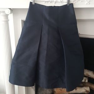 Evening A-Line High-Waisted Formal Navy Skirt Sz 2